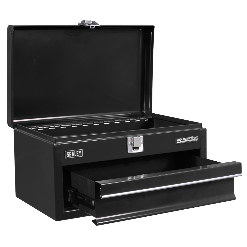 Sealey Superline Pro® Mini Toolbox with Drawer - Black APMTB2