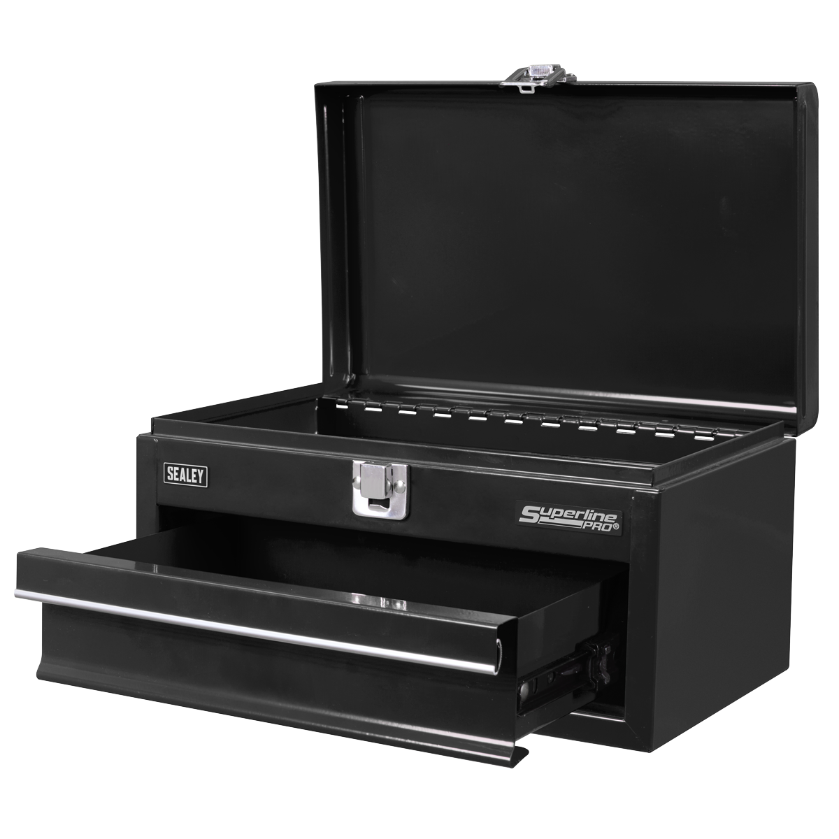 Sealey Superline Pro® Mini Toolbox with Drawer - Black APMTB2