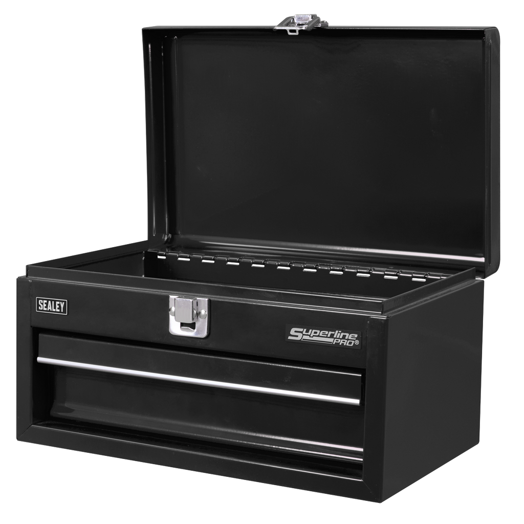 Sealey Superline Pro® Mini Toolbox with Drawer - Black APMTB2