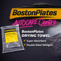 BostonPlates Car Drying Towel - "THE BPDT" Double Sided Triple Twisted Loop 50x80cm 1600gsm