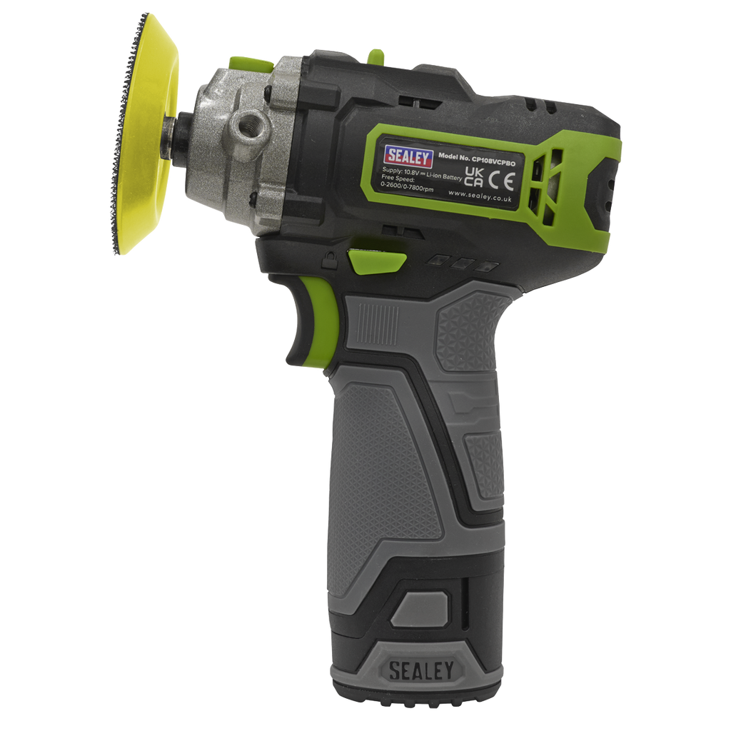 Sealey SV10.8 Series 75mm Cordless Polisher Kit 10.8V 2Ah CP108VCP