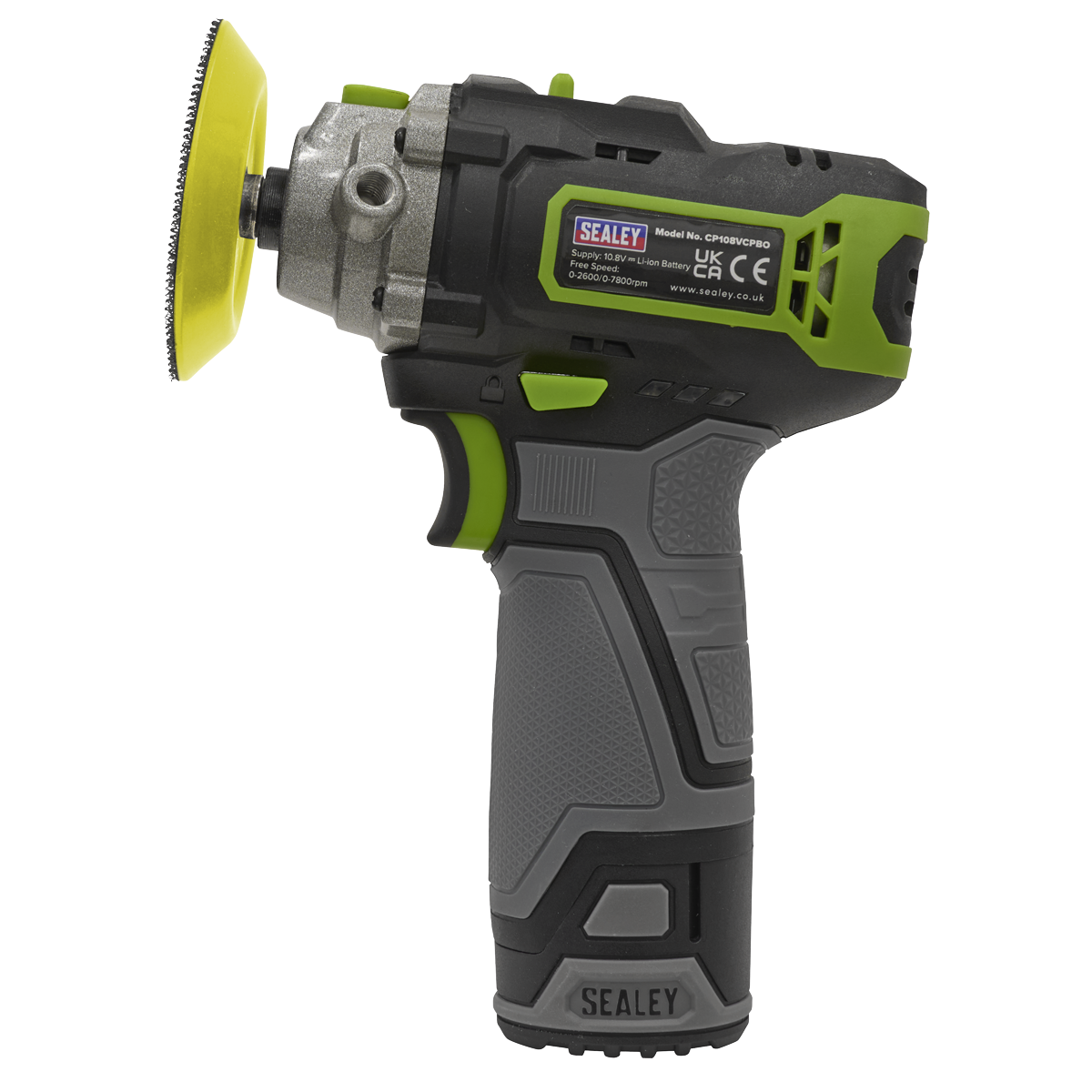 Sealey SV10.8 Series 75mm Cordless Polisher Kit 10.8V 2Ah CP108VCP