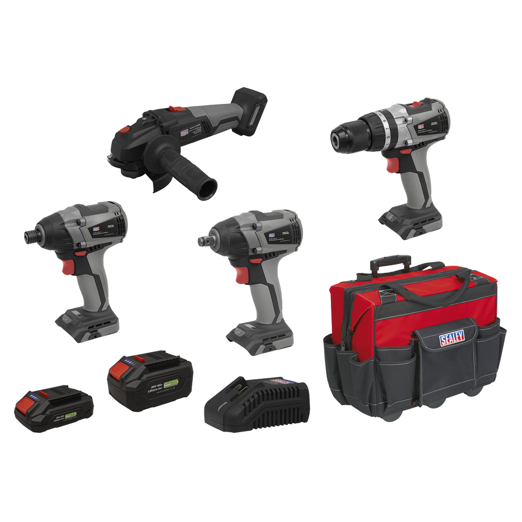 COMING SOON WIN A Premier 4 x SV20 Series Cordless Brushless Power Tool Kit 20V - 2 Batteries CP20VCOMBOX1 worth £480
