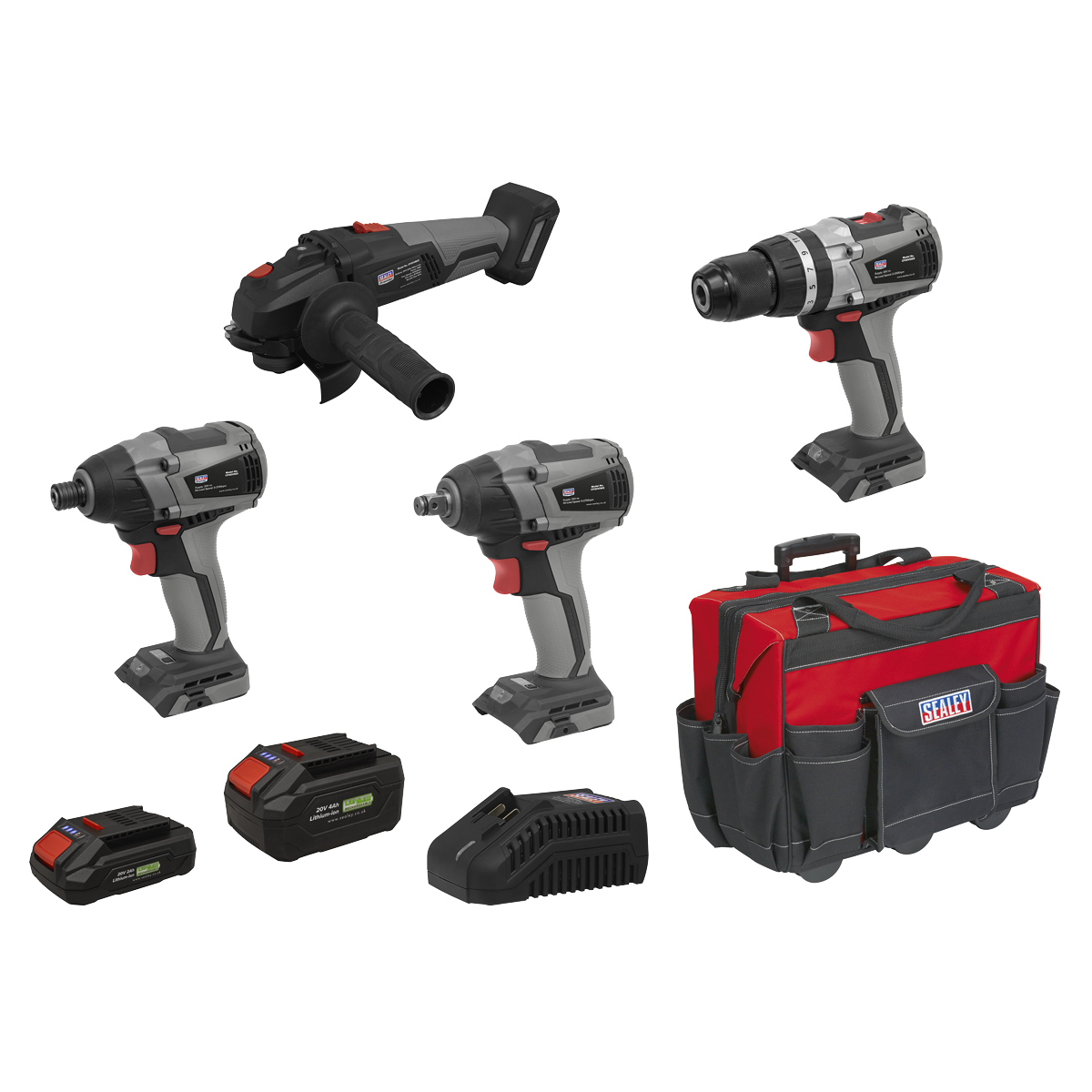 COMING SOON WIN A Premier 4 x SV20 Series Cordless Brushless Power Tool Kit 20V - 2 Batteries CP20VCOMBOX1 worth £480