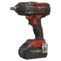 Sealey 1/2"Sq Drive Cordless Brushless Impact Wrench 18V 4Ah CP650LI - BostonPlates Autocare Centre