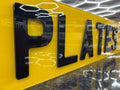 Show Plates - Oversize (JLR) 4D Acrylic - Not Road Legal - Front - Rear - Pair - BostonPlates Autocare Centre