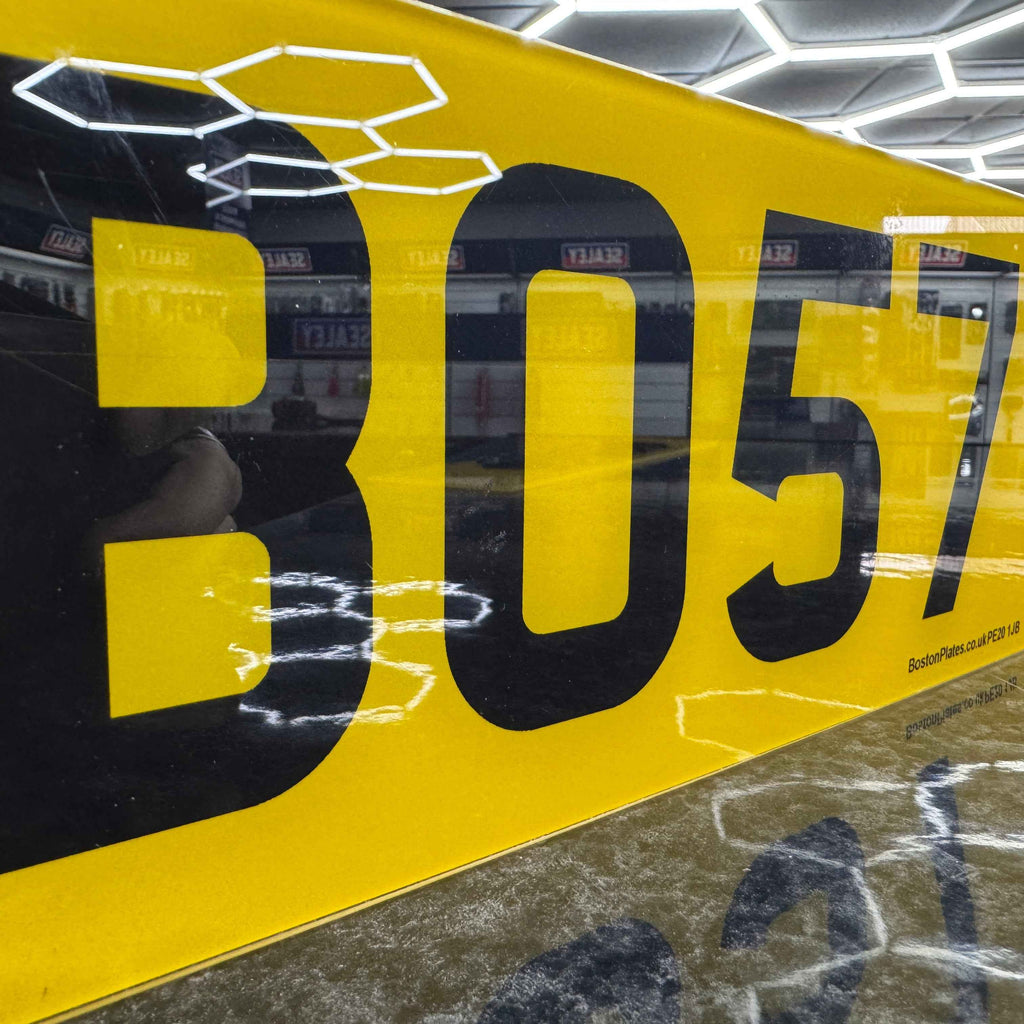 Show Plates - Short Printed - Not for Road use - Front - Rear - Pair - BostonPlates Autocare Centre