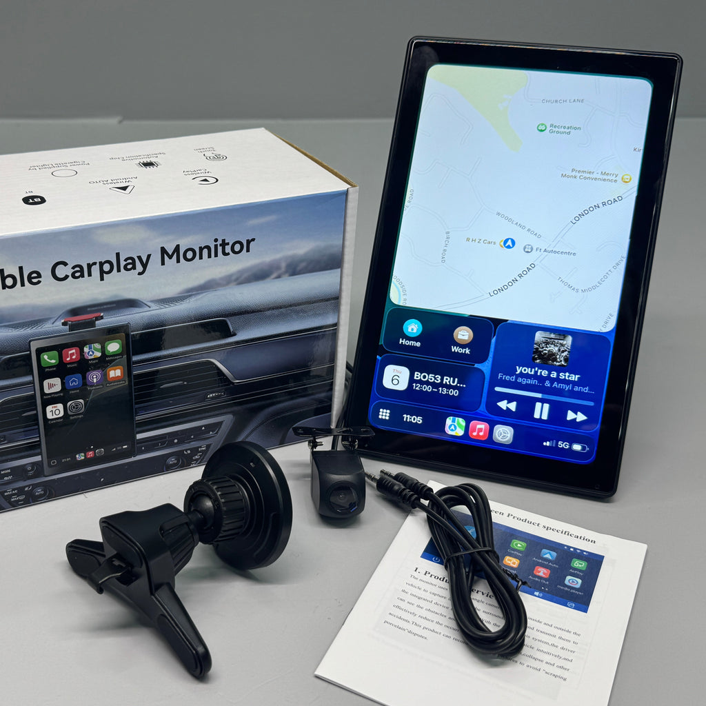 Car Tablet 9 CarPlay Android Auto 9 Inch with Mag Mount and Rear Entertainment - BostonPlates Autocare Centre