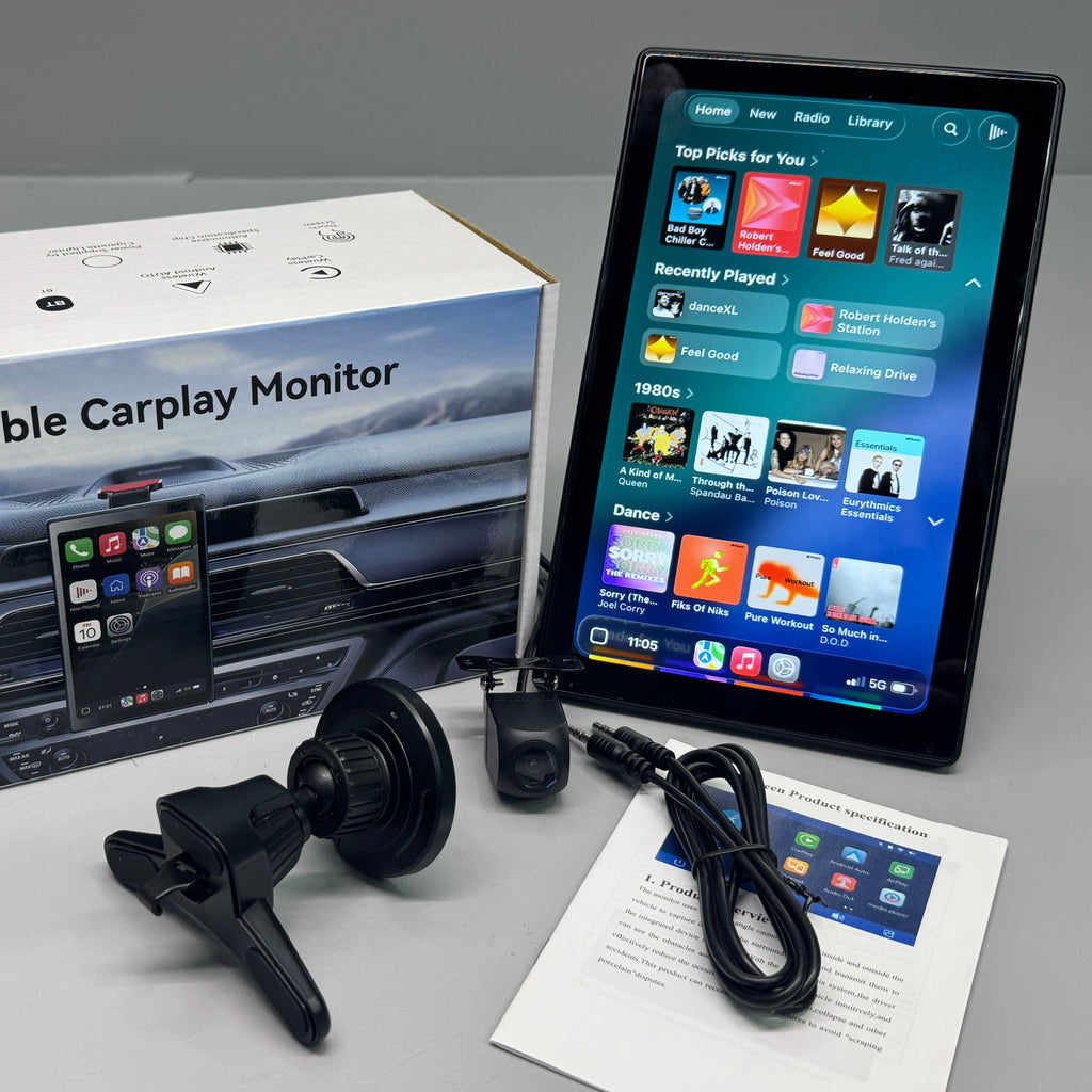 Car Tablet 9 CarPlay Android Auto 9 Inch with Mag Mount and Rear Entertainment - BostonPlates Autocare Centre