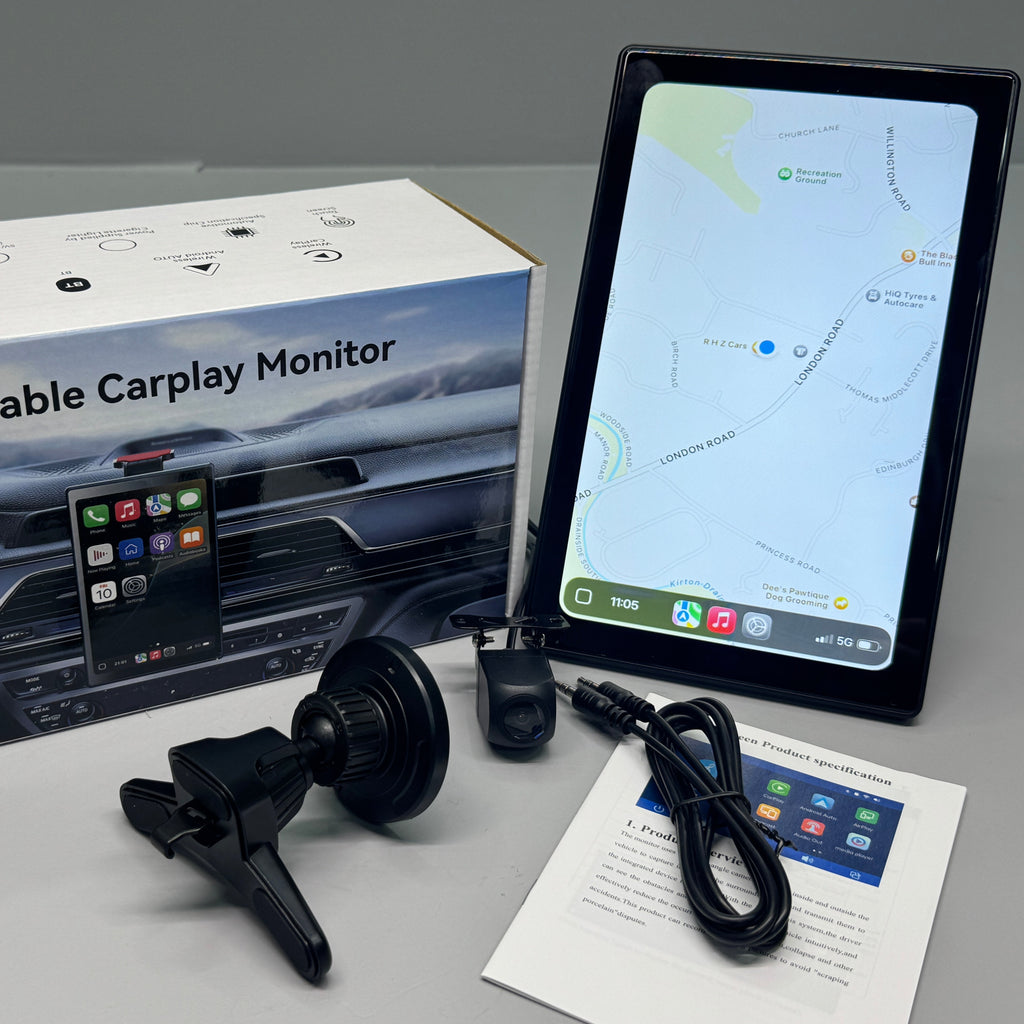 Car Tablet 9 CarPlay Android Auto 9 Inch with Mag Mount and Rear Entertainment - BostonPlates Autocare Centre