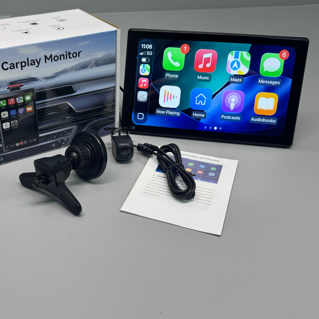 Car Tablet 9 CarPlay Android Auto 9 Inch with Mag Mount and Rear Entertainment - BostonPlates Autocare Centre