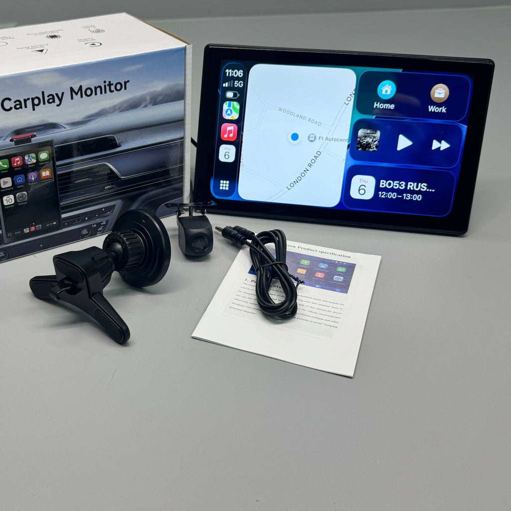 Car Tablet 9 CarPlay Android Auto 9 Inch with Mag Mount and Rear Entertainment - BostonPlates Autocare Centre