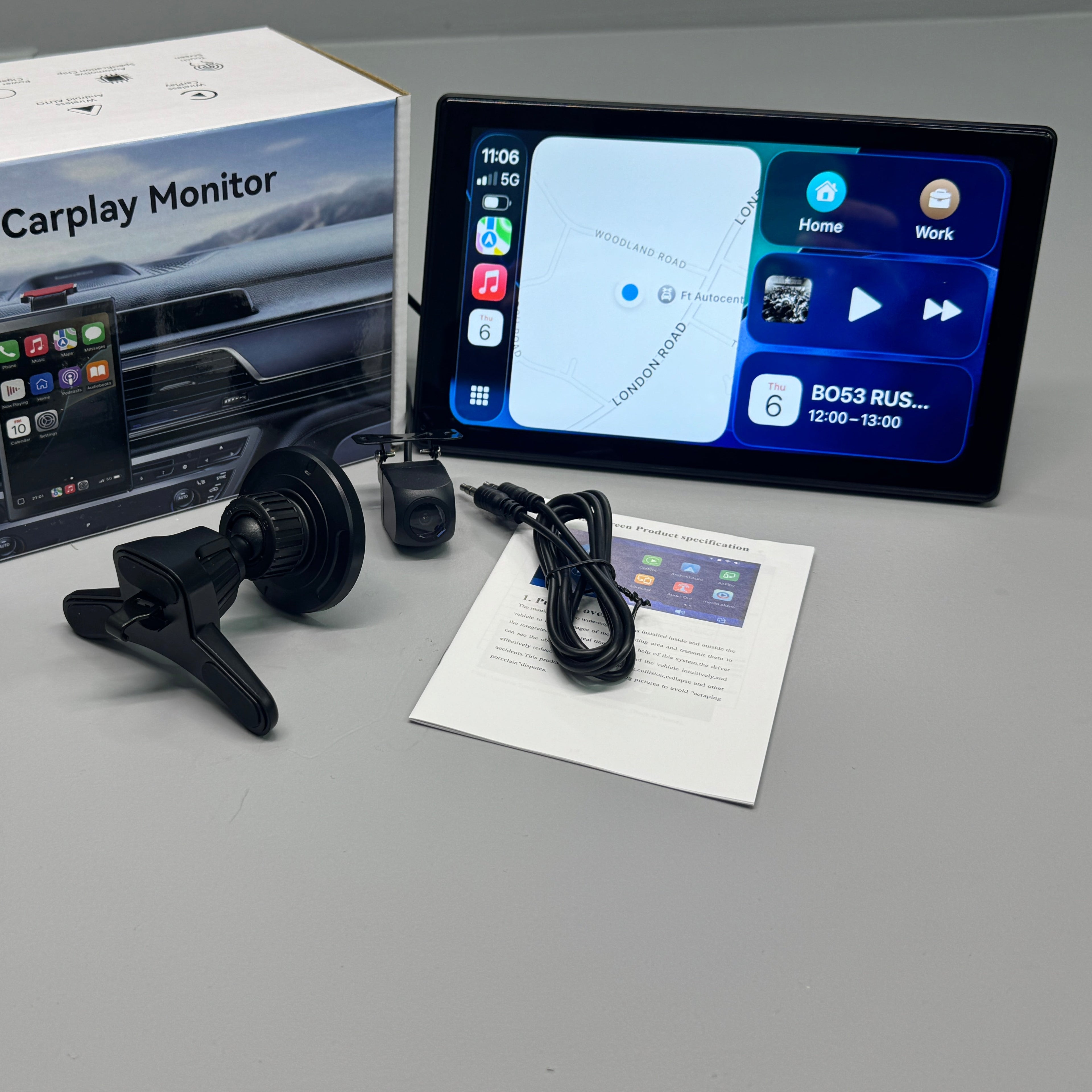 Car Tablet 9 CarPlay Android Auto 9 Inch with Mag Mount and Rear Entertainment - BostonPlates Autocare Centre