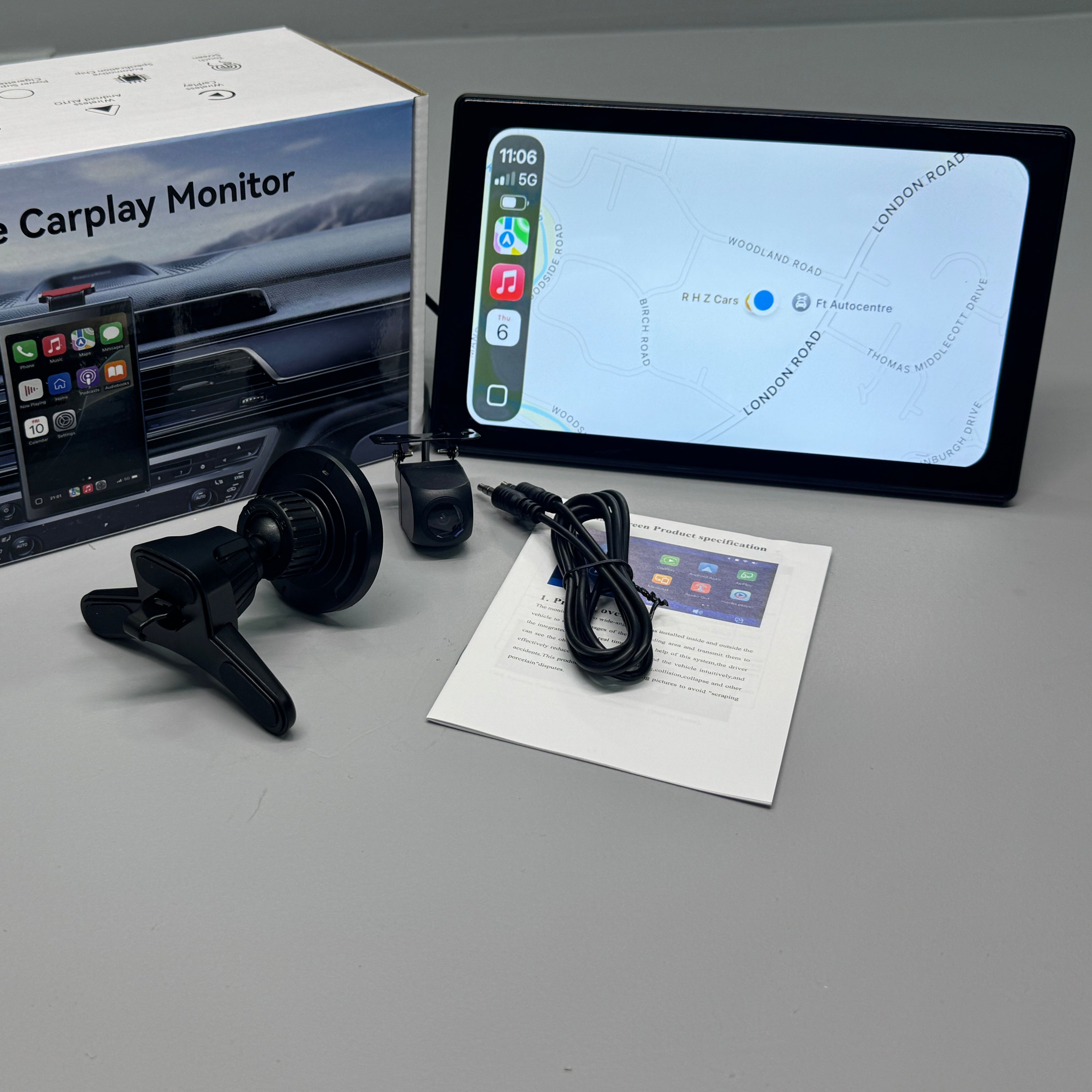 Car Tablet 9 CarPlay Android Auto 9 Inch with Mag Mount and Rear Entertainment - BostonPlates Autocare Centre