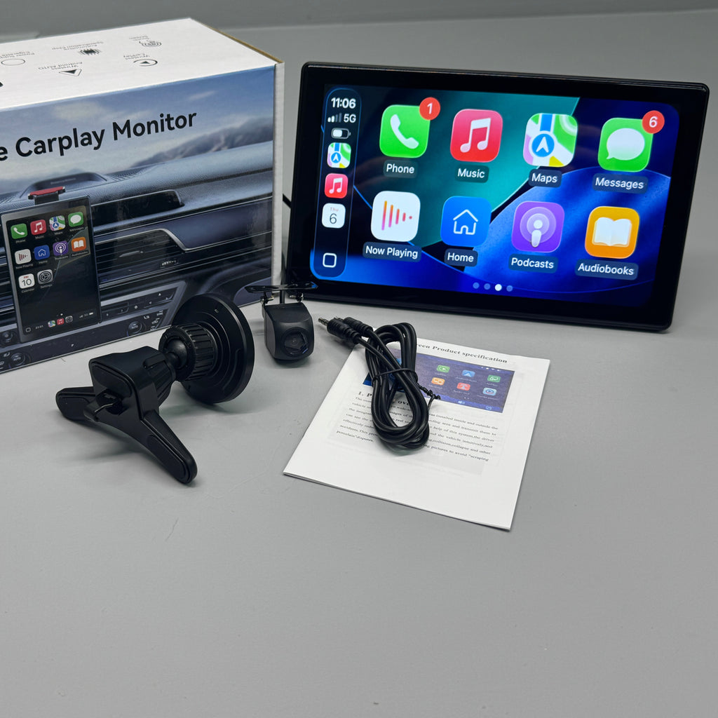 Car Tablet 9 CarPlay Android Auto 9 Inch with Mag Mount and Rear Entertainment - BostonPlates Autocare Centre