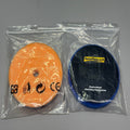 2 x 6 Inch (150mm) Buffing Pad and Polishing Pad. Orange Waffle, Blue Hexagon - BostonPlates Autocare Centre