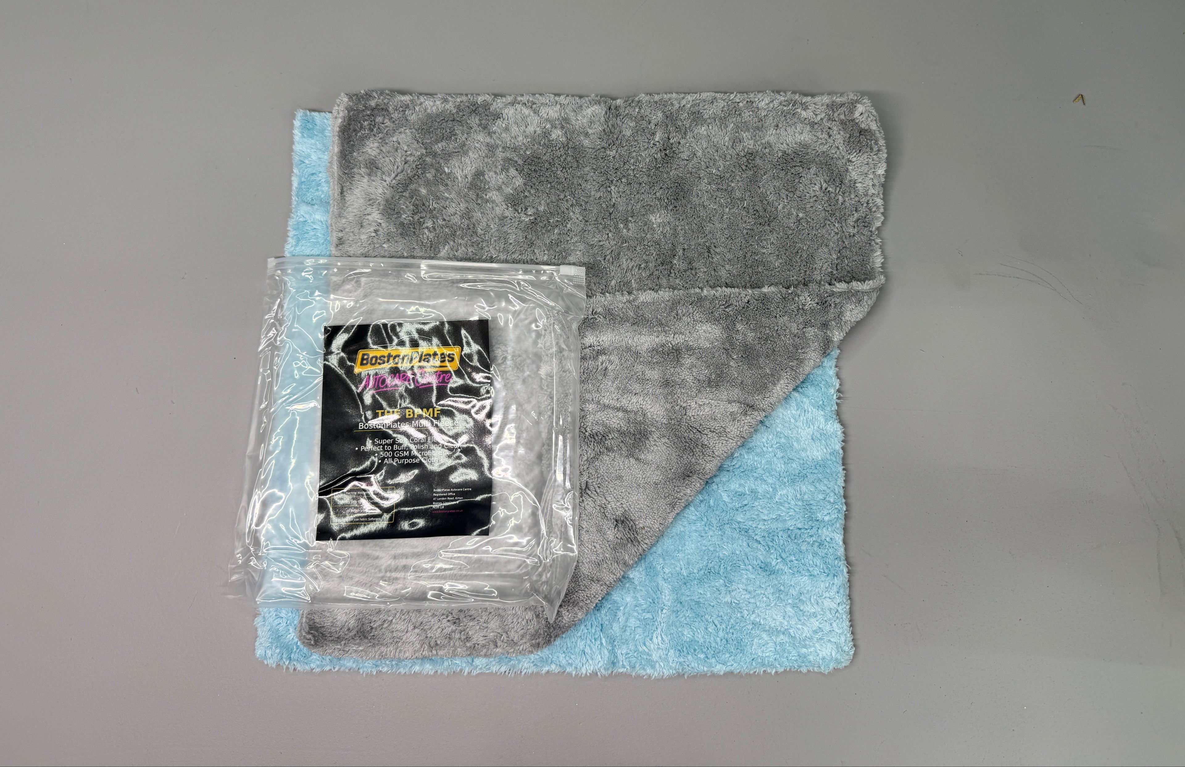 2x BostonPlates Multi Fleece "THE BPMF" Coral Fleece Towel / Microfibre Cloth Polisher