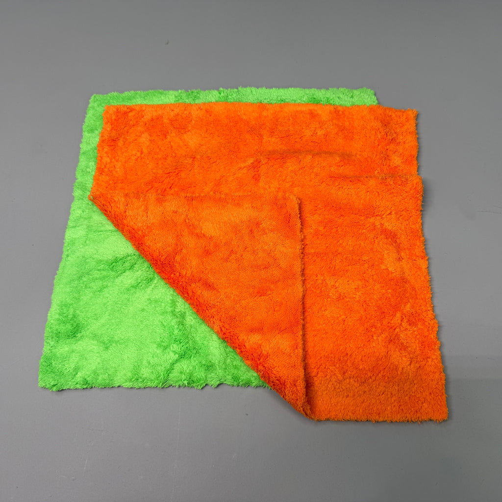 2x BostonPlates Multi Fleece "THE BPMF" Coral Fleece Towel / Microfibre Cloth Polisher