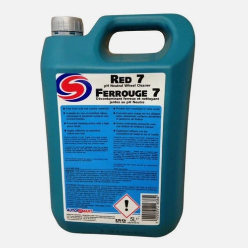 AutoSmart Red 7 PH Neutral Wheel Cleaner 5L - BostonPlates Autocare Centre