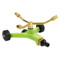 Sealey 3-Arm Brass Sprinkler with Metal Wheeled Base JS2032