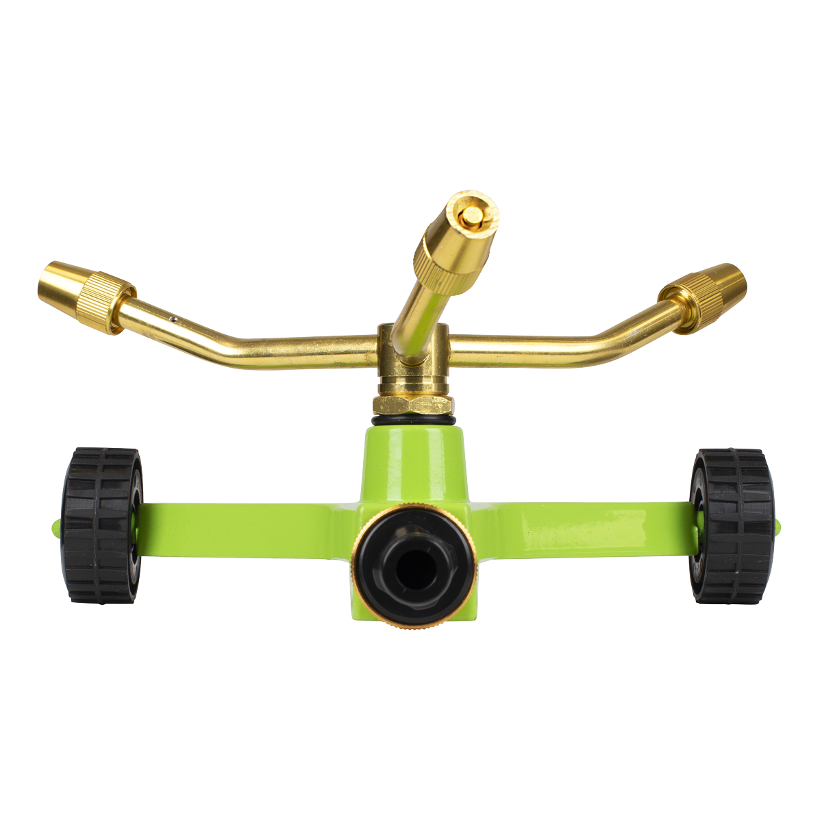 Sealey 3-Arm Brass Sprinkler with Metal Wheeled Base JS2032