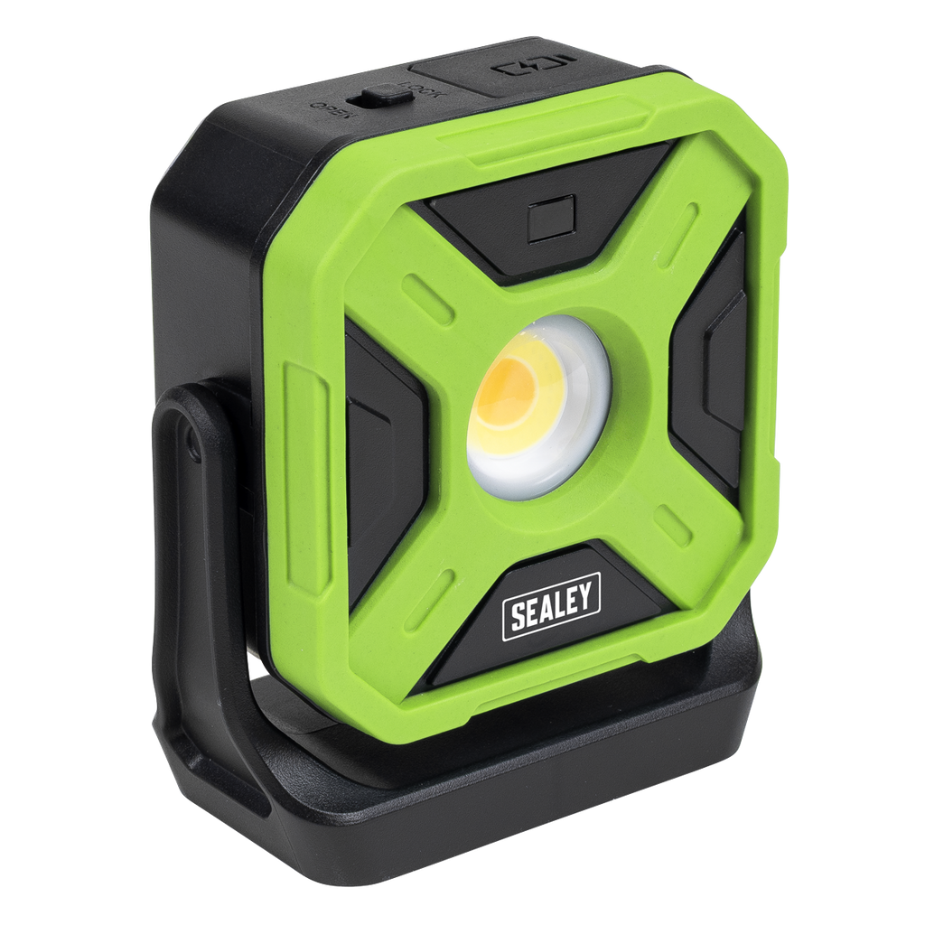 Sealey Rechargeable 360° Floodlight with Power Bank 12W COB LED LED1000P