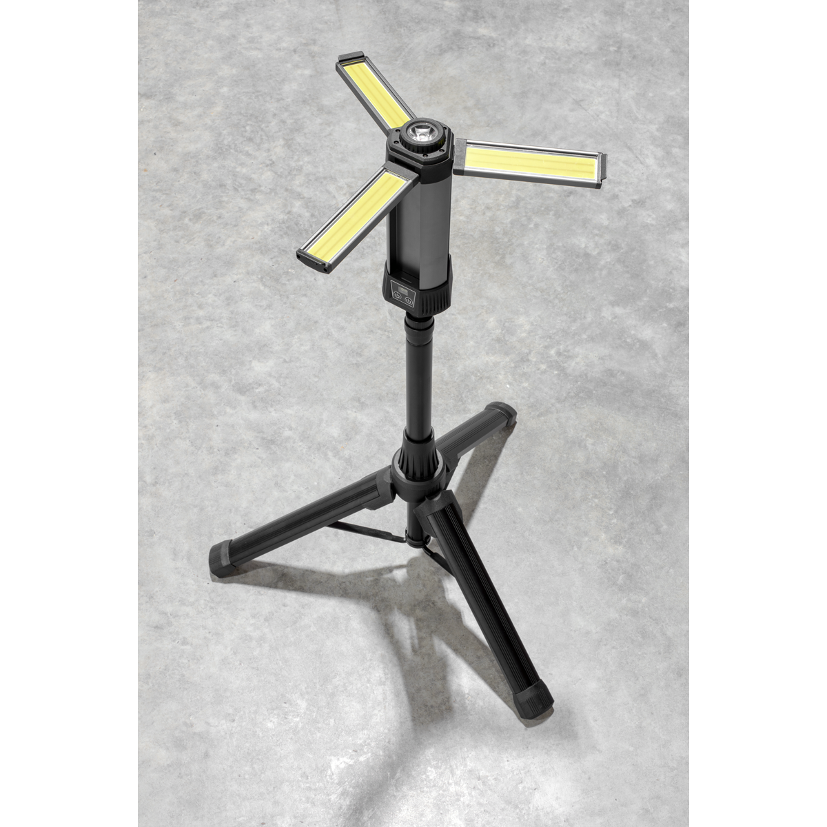 Sealey Rechargeable Flexible Floodlight with Tripod 24W COB LED & 5W SMD LED LED240
