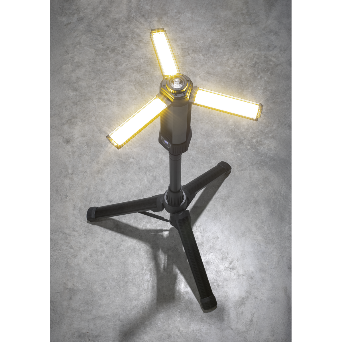 Sealey Rechargeable Flexible Floodlight with Tripod 24W COB LED & 5W SMD LED LED240