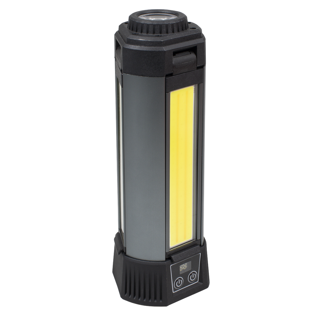 Sealey Rechargeable Flexible Floodlight with Tripod 24W COB LED & 5W SMD LED LED240