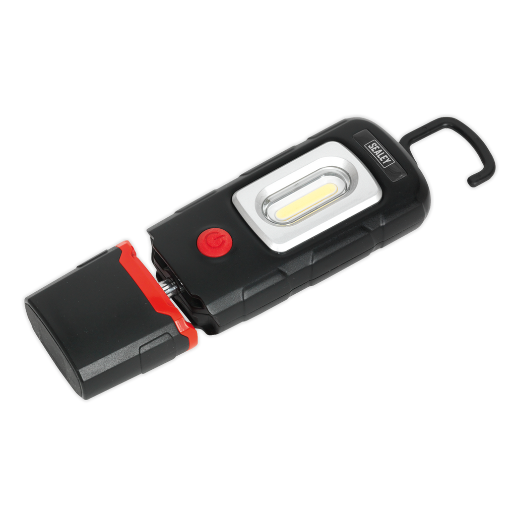 Sealey Rechargeable 360° Inspection Light 5W COB & 1W SMD LED - Black LED3601