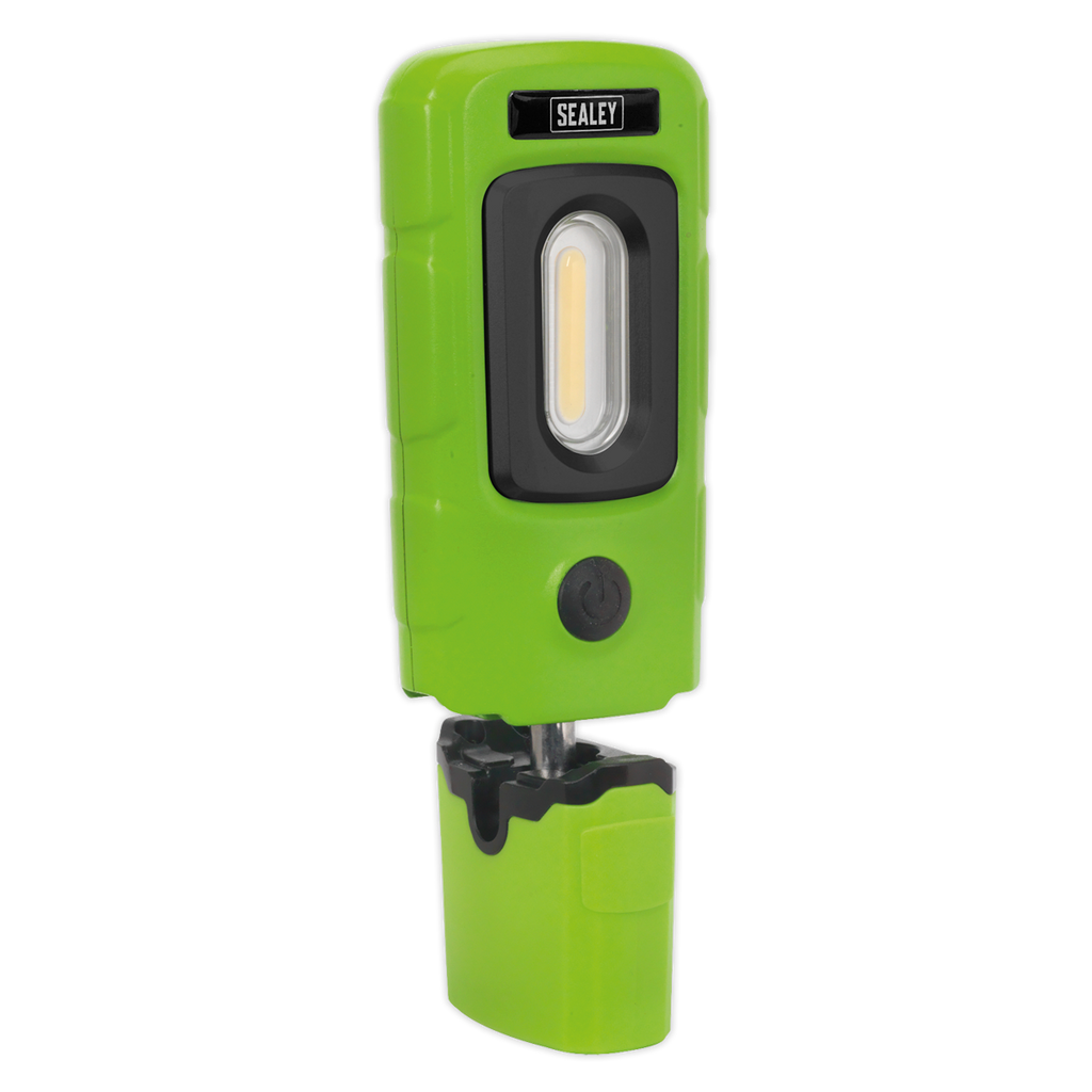 Sealey Rechargeable 360° Inspection Light 3W COB & 1W SMD LED - Green LED3601G