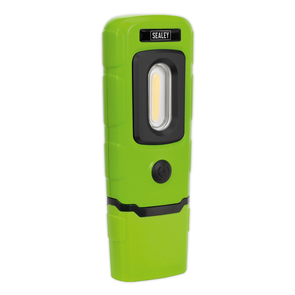 Sealey Rechargeable 360° Inspection Light 3W COB & 1W SMD LED - Green LED3601G
