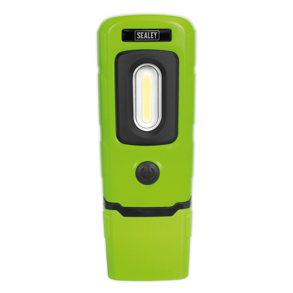 Sealey Rechargeable 360° Inspection Light 3W COB & 1W SMD LED - Green LED3601G