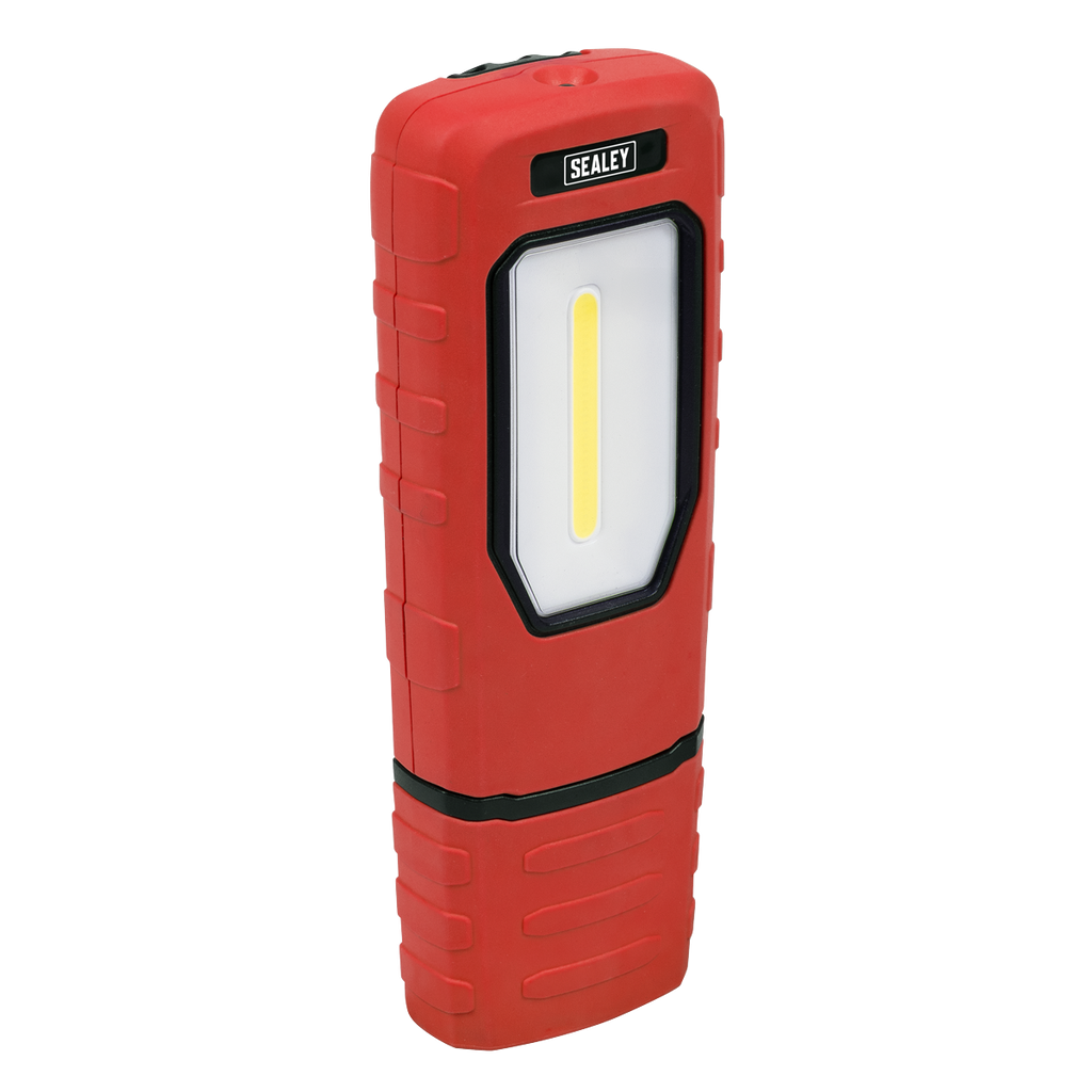 Sealey Rechargeable 360° Inspection Light 5W COB & 1W SMD LED - Red LED3601R