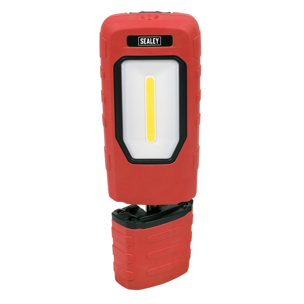 Sealey Rechargeable 360° Inspection Light 5W COB & 1W SMD LED - Red LED3601R