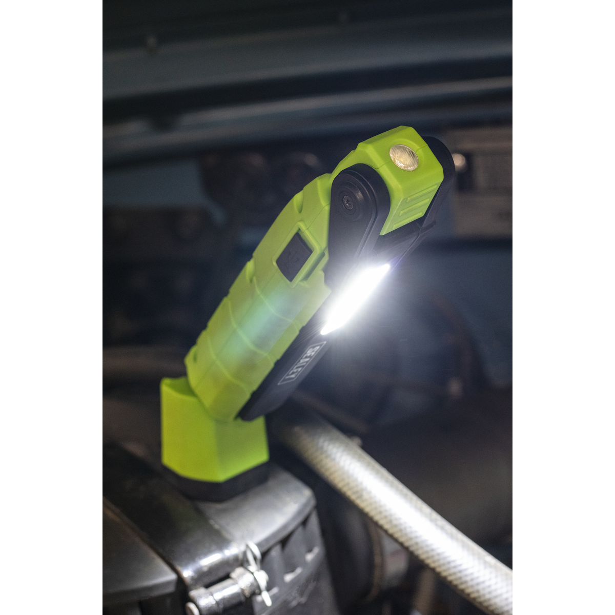 Sealey Rechargeable 360° Inspection Light 10W & 2 x 4W SMD LED - Green LED3605G