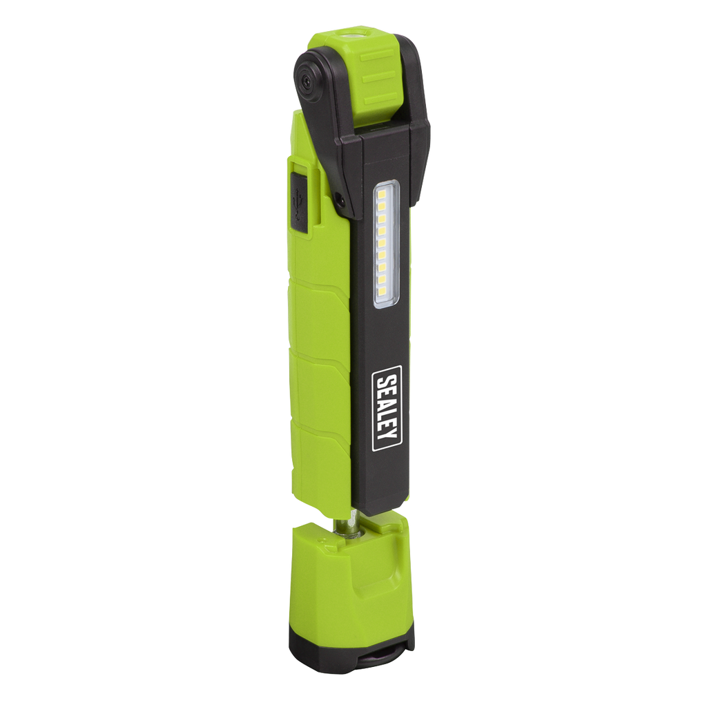 Sealey Rechargeable 360° Inspection Light 10W & 2 x 4W SMD LED - Green LED3605G