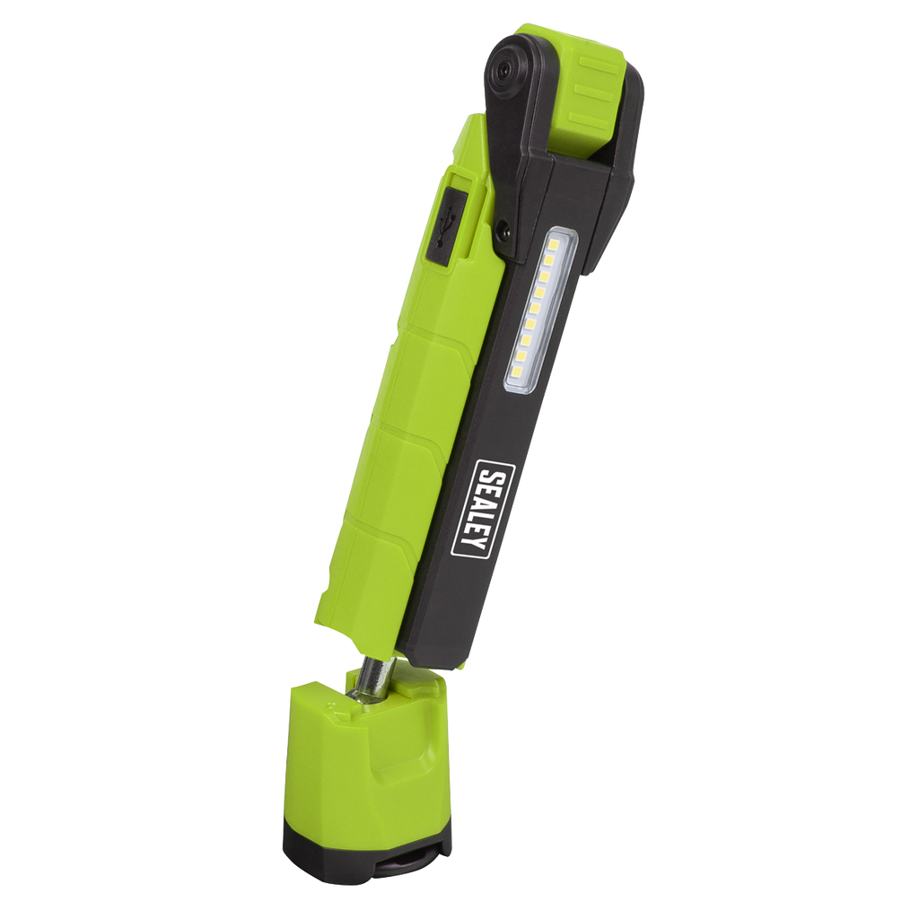 Sealey Rechargeable 360° Inspection Light 10W & 2 x 4W SMD LED - Green LED3605G