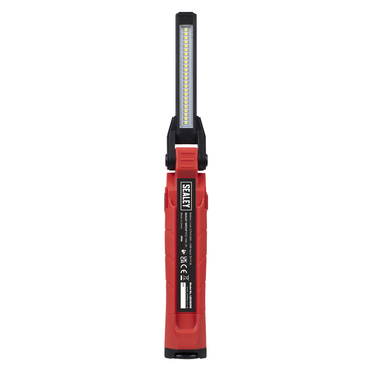 Sealey Rechargeable 360° Inspection Light 10W & 2 x 4W SMD LED - Red LED3605R - BostonPlates Autocare Centre