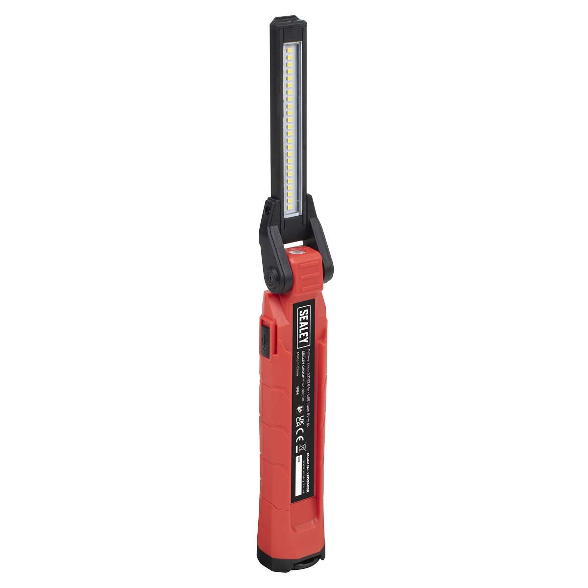 Sealey Rechargeable 360° Inspection Light 10W & 2 x 4W SMD LED - Red LED3605R - BostonPlates Autocare Centre
