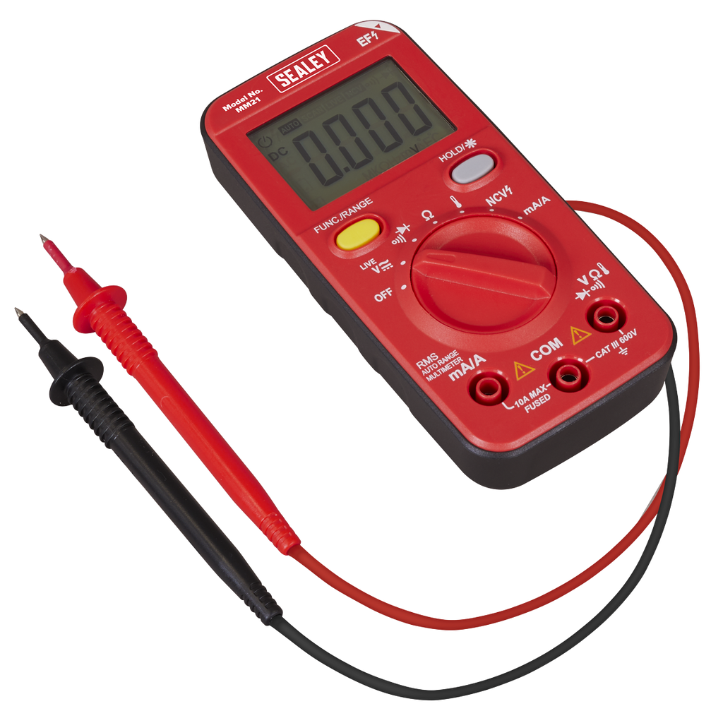 Sealey 10-Function Professional Auto-Ranging Digital Multimeter MM21 (Copy)