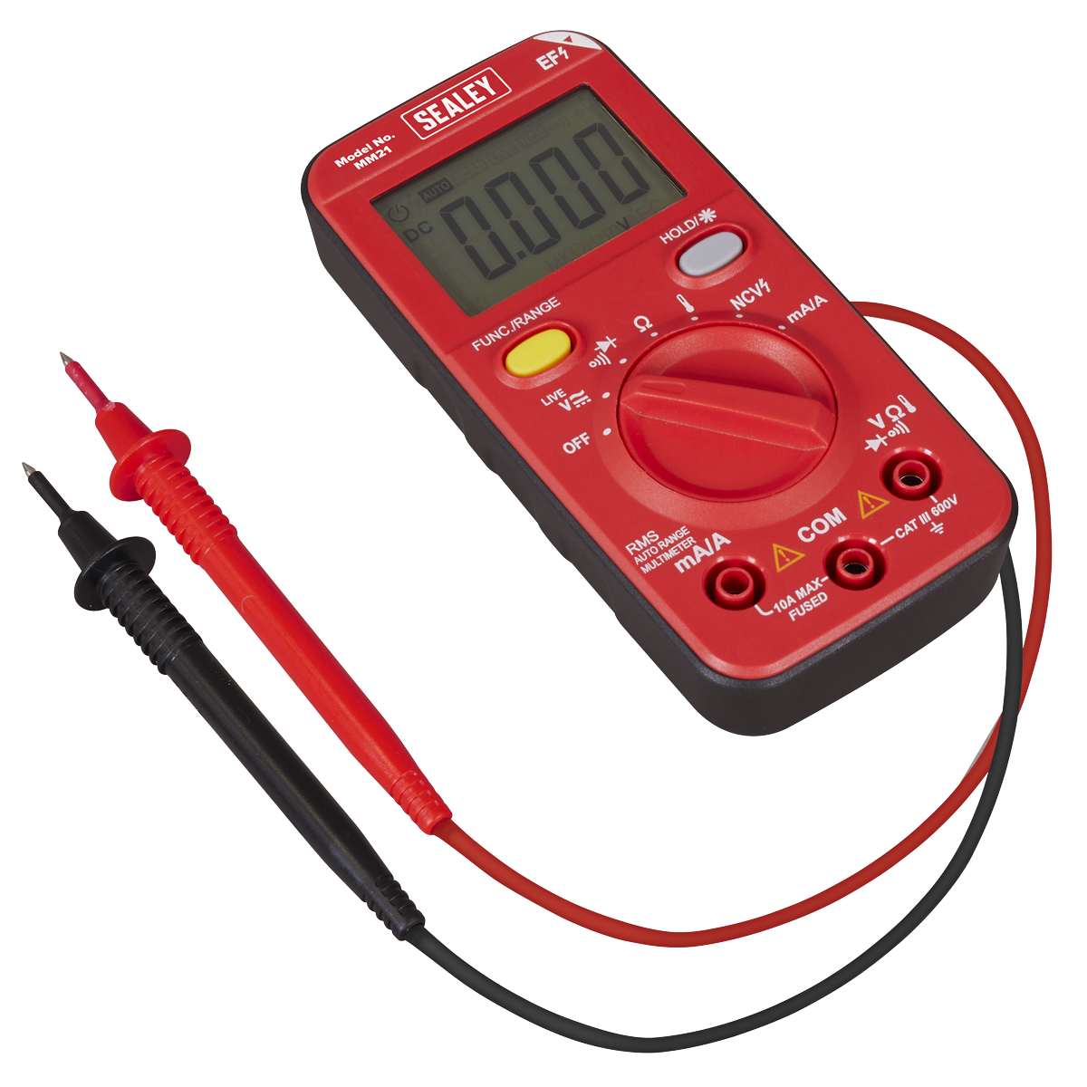 Sealey 10-Function Professional Auto-Ranging Digital Multimeter MM21 (Copy)