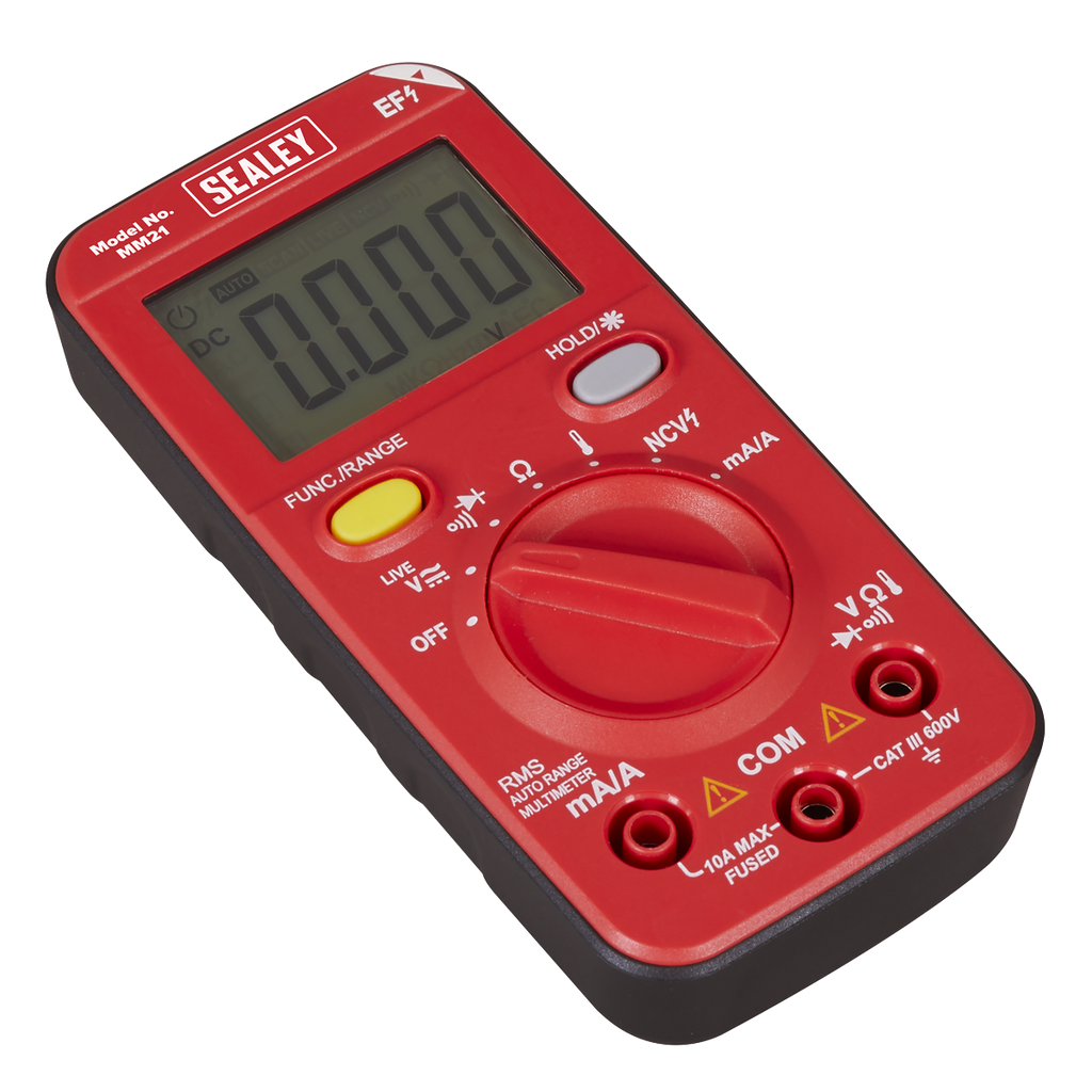 Sealey 10-Function Professional Auto-Ranging Digital Multimeter MM21 (Copy)