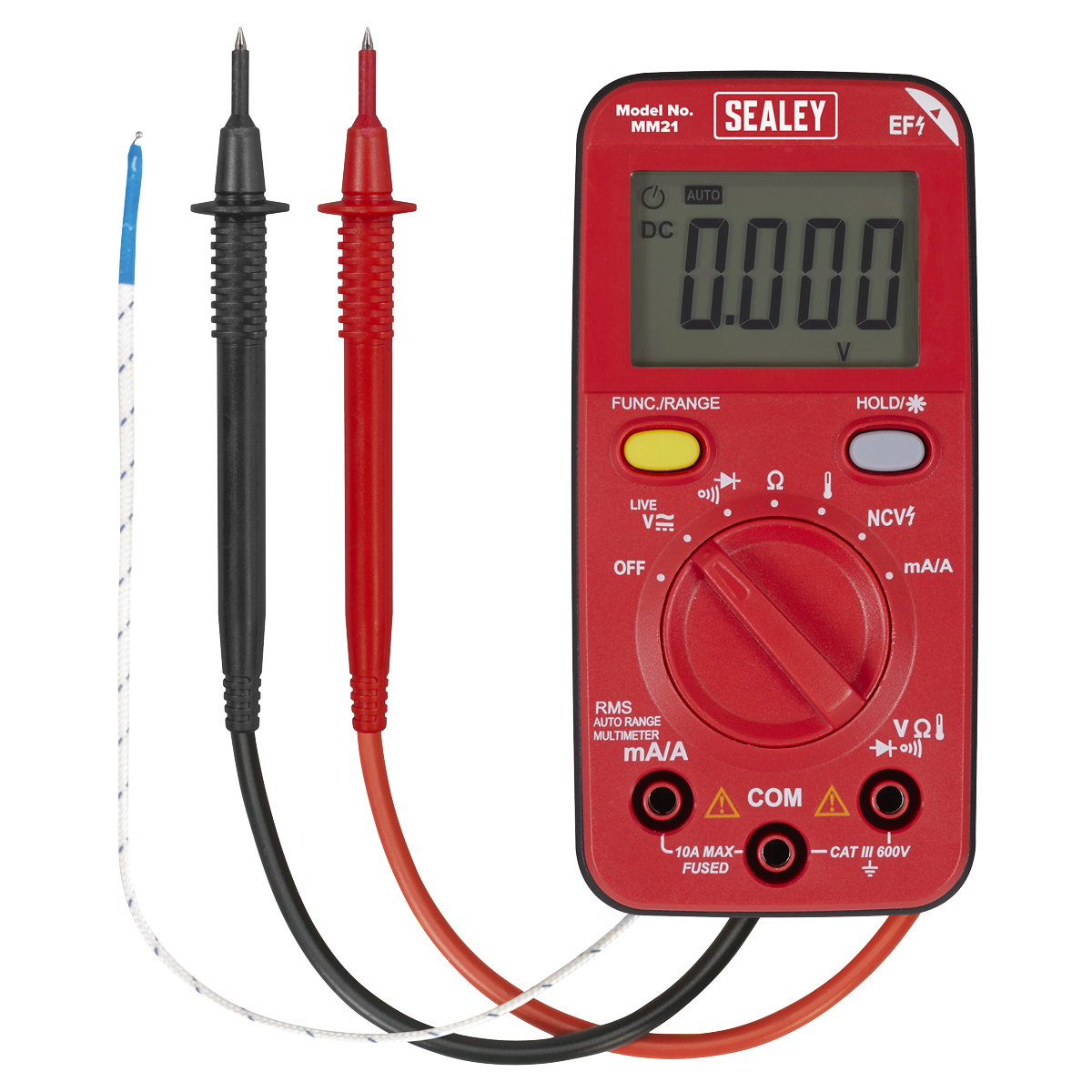 Sealey 10-Function Professional Auto-Ranging Digital Multimeter MM21 (Copy)