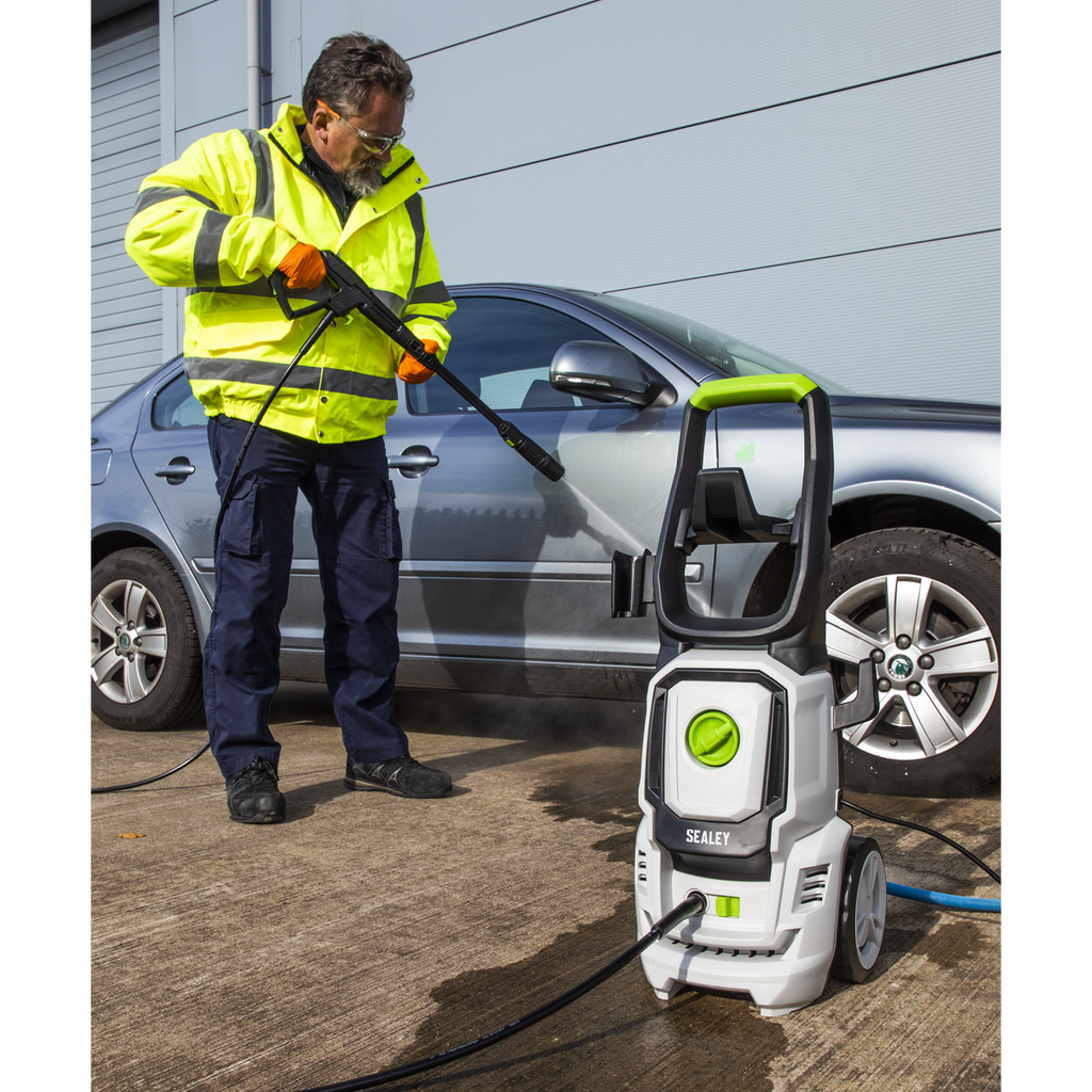 Sealey Pressure Washer with TSS & Rotablast® Nozzle 130bar 1600W/230V PW1860 - BostonPlates Autocare Centre