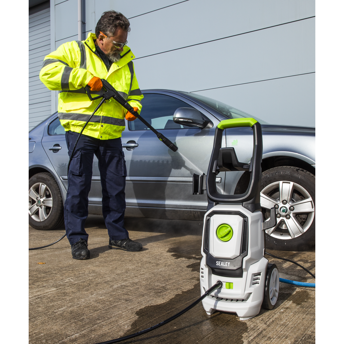 Sealey Pressure Washer with TSS & Rotablast® Nozzle 130bar 1600W/230V PW1860 - BostonPlates Autocare Centre