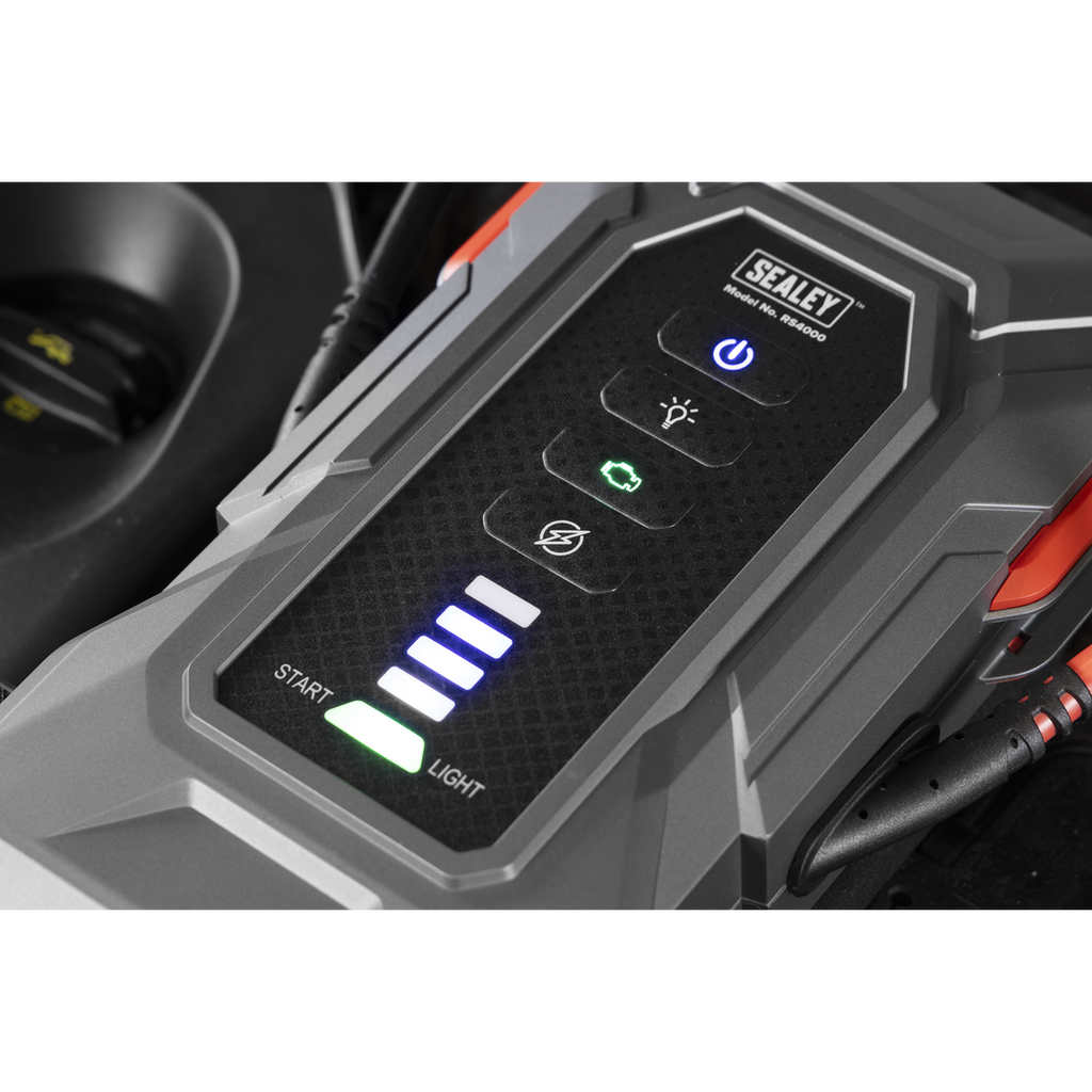 Sealey RoadStart® 12V Jump Starter Power Pack 4000A RS4000