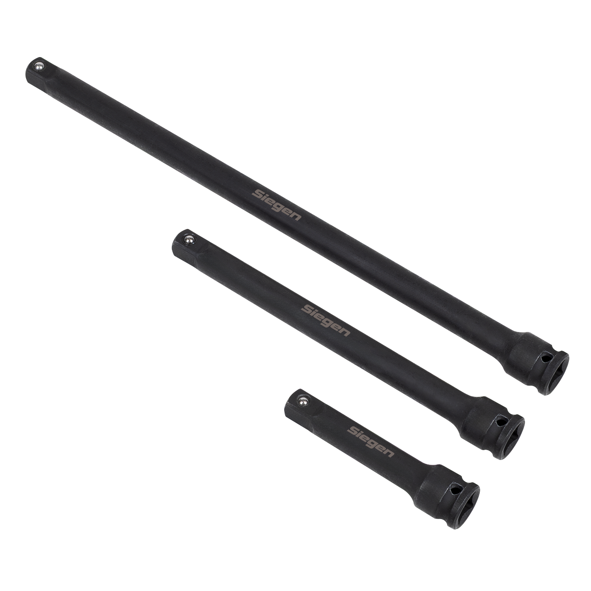 Siegen Impact Extension Bar Set 3/8"Sq Drive 3pc S01321 - BostonPlates Autocare Centre