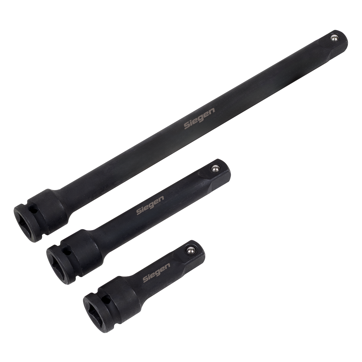 Siegen Impact Extension Bar Set 1/2"Sq Drive 3pc S01322 - BostonPlates Autocare Centre