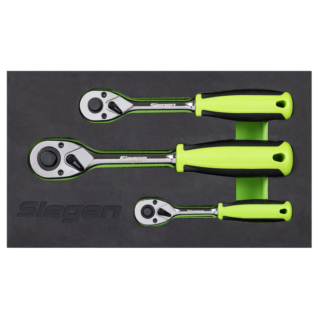 Siegen Ratchet Wrench Set 3pc S01331